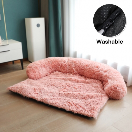 Large Plush Sofa Dog Bed Blanket